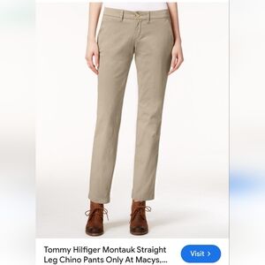 NWT Tommy Hilfiger 4 Montauk Heritage Chino Pants Macy's Skinny Slim AL-2087